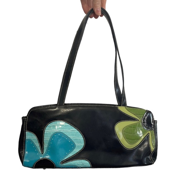 Vintage Handbags - 90s Y2K Flower Shoulder Bag